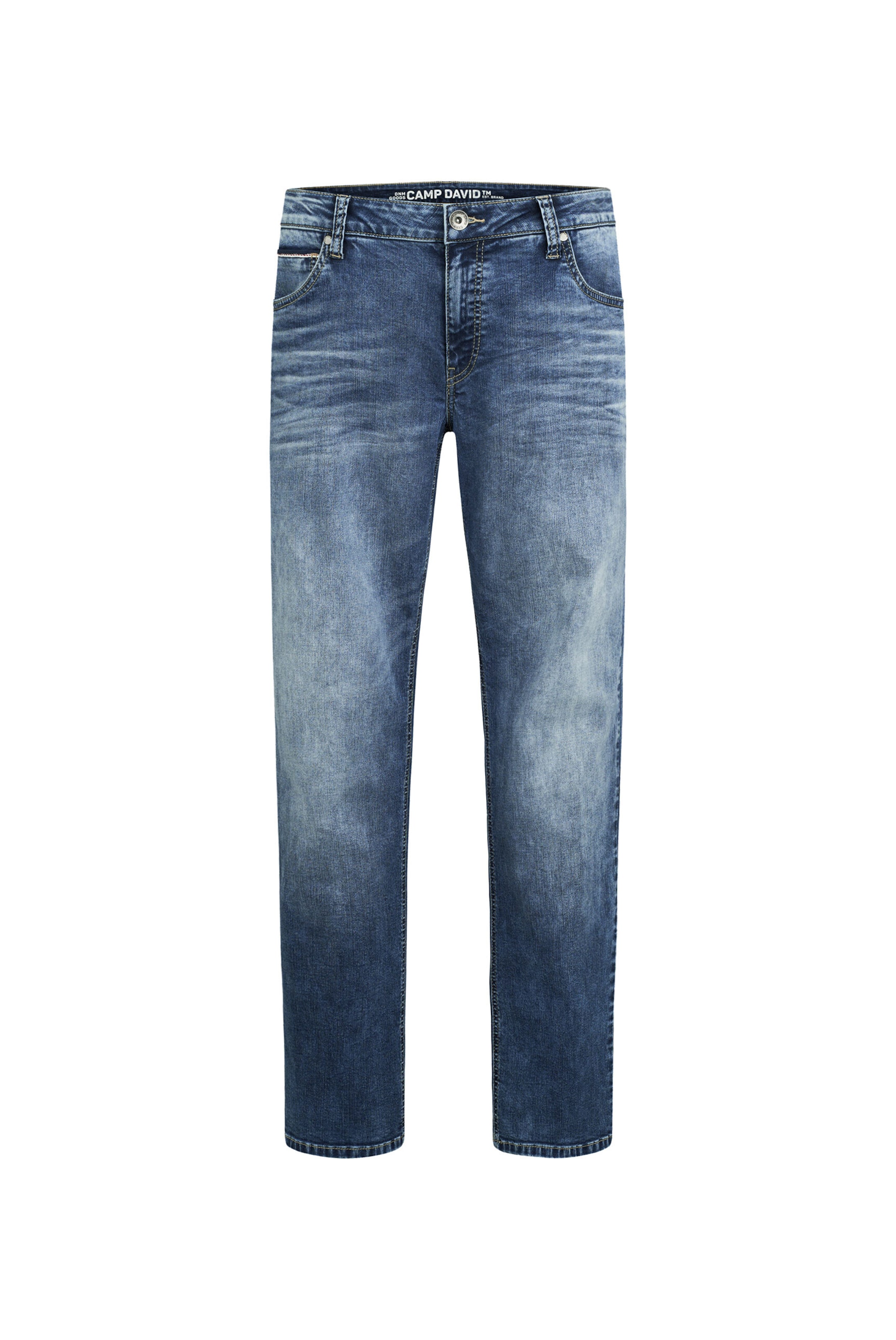 CAMP DAVID Regular Jeans in Blue: front