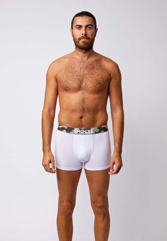SNOCKS Boxershorts in Grau: Vorderseite
