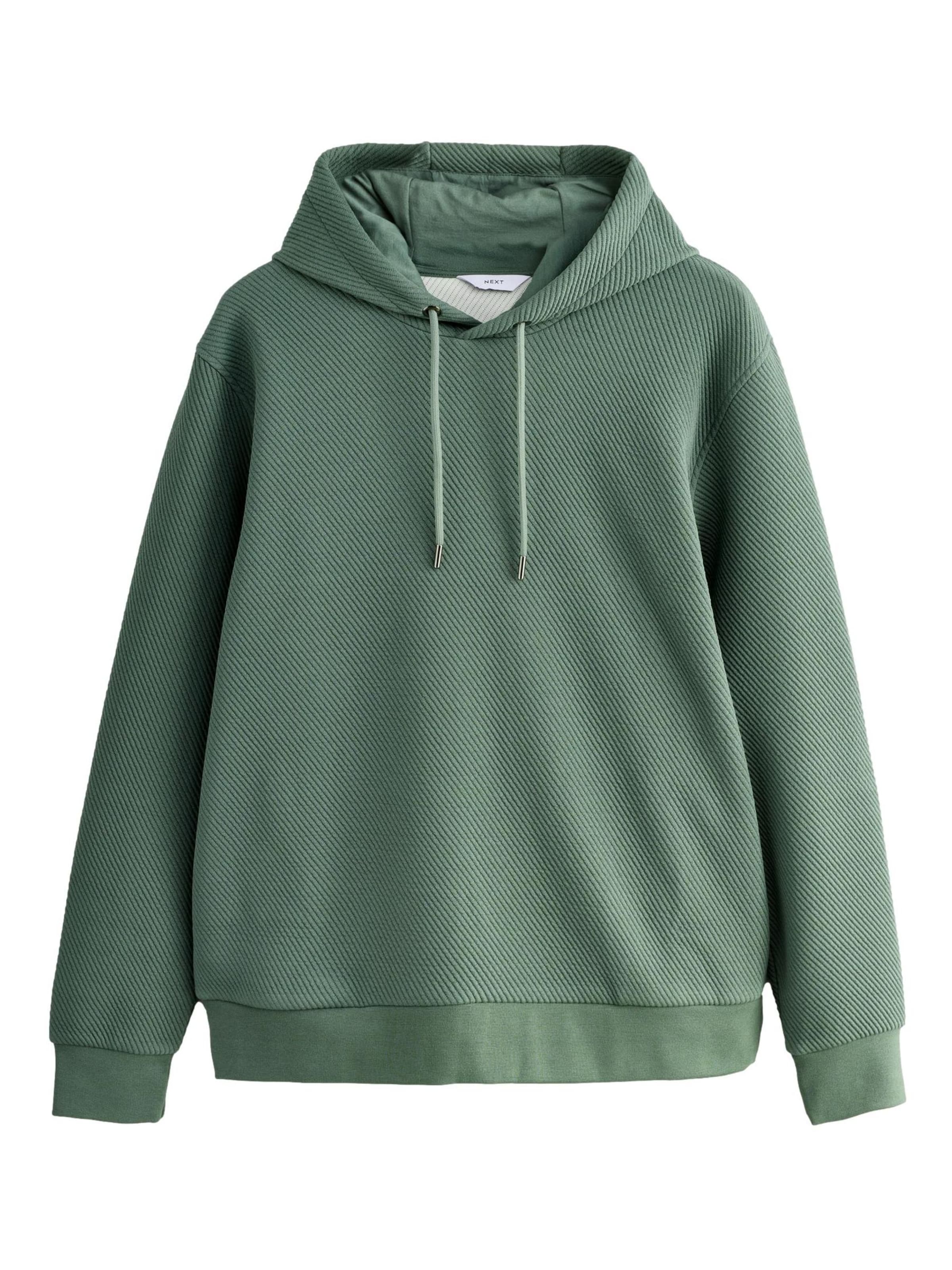 Next Sweatshirt i grön: framsida