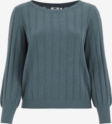WE Fashion Neulepaita värissä vihreä: etupuoli