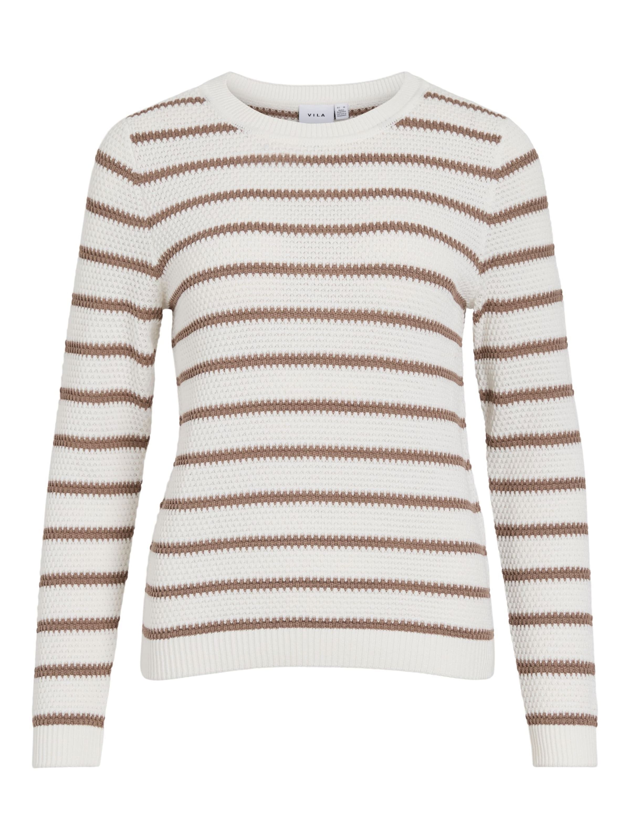 VILA Pullover 'VIDALO' in Weiß: Vorderseite