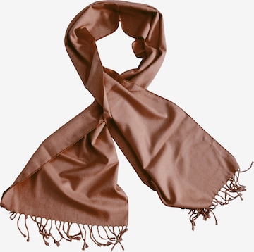 Posh Gear Scarf 'Cordeseta' in Brown: front