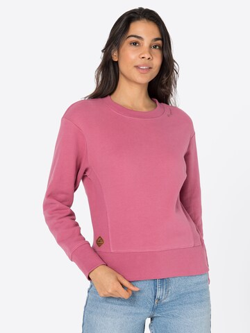 Ragwear Sweatshirt in Pink: predná strana