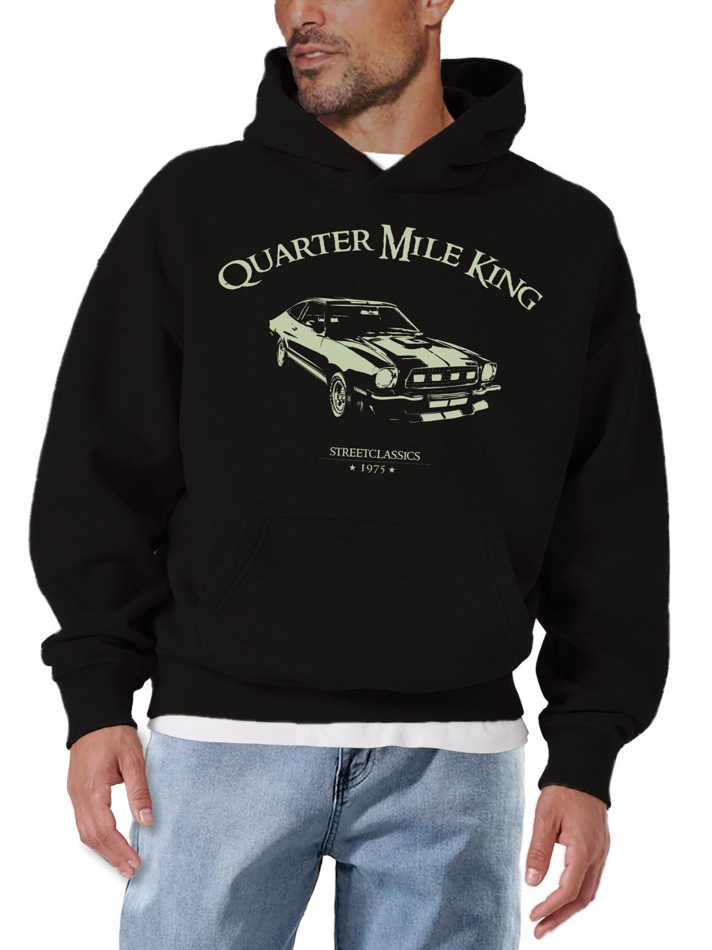 MAKAYA Sweatshirt in Black: front