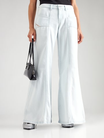 Wide Leg Jean 'D-AKII' DIESEL en bleu : devant