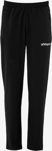 UHLSPORT Regular Sports trousers in Black: front