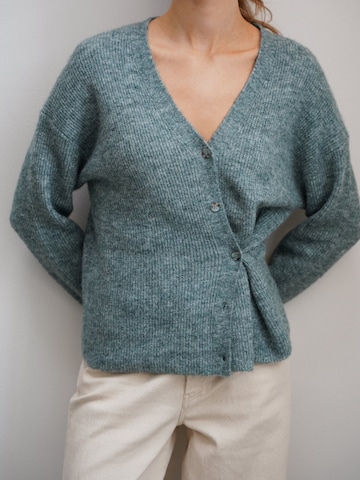 Soft Rebels Knit cardigan ' SRAlliy ' in Blue