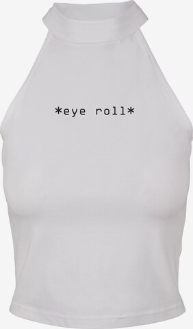 Days Beyond Top 'Eye Roll' in White: front