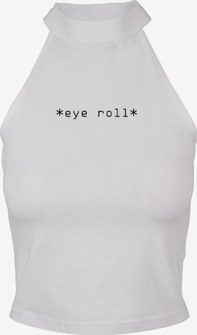 Days Beyond Top 'Eye Roll' in White: front