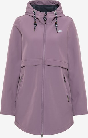 Schmuddelwedda Raincoat in Purple: front