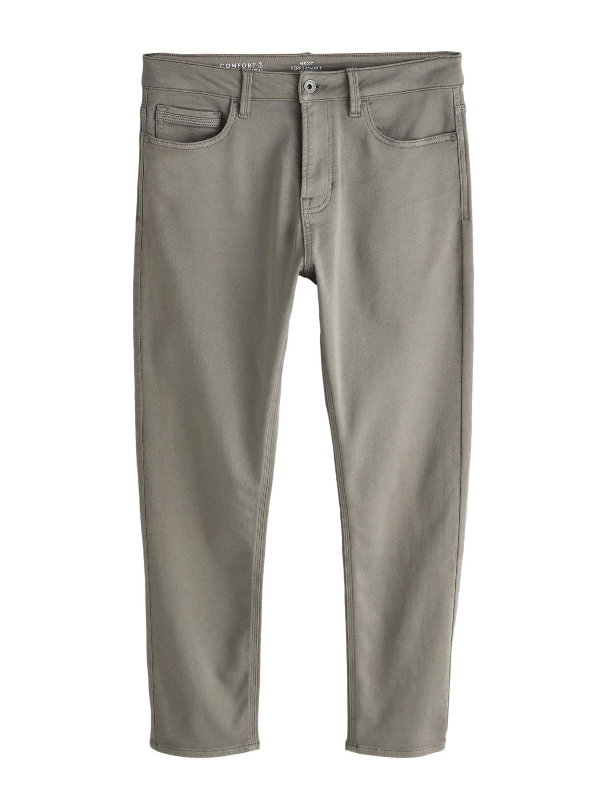 Next Slimfit Jeansy w kolorze brązowy: przód