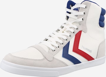 Hummel High-Top Sneakers 'Slimmer Stadil' in White: front