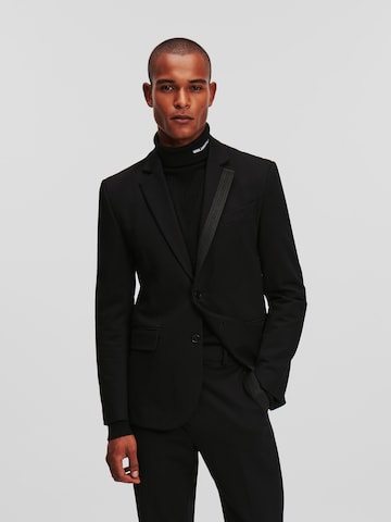 Karl Lagerfeld - Regular Fit Jaqueta em preto: frente