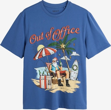 Next - Camiseta en azul: frente