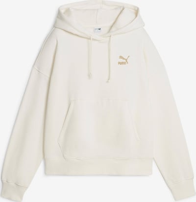 PUMA Sweatshirt in de kleur Goud / Wit, Productweergave