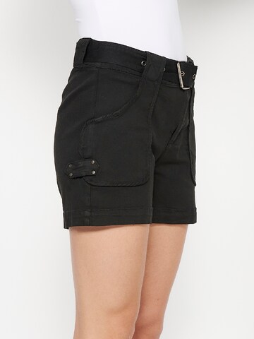 KOROSHI Regular Shorts in Schwarz