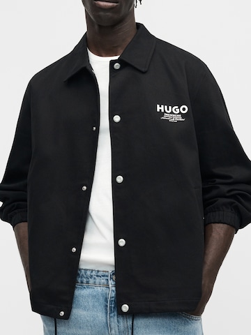 HUGO Prehodna jakna 'Biyo2631' | črna barva