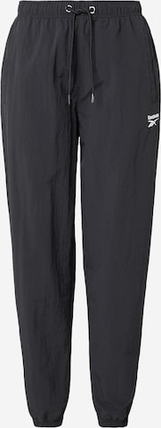 Reebok - Tapered Calças 'VECTOR' em preto: frente