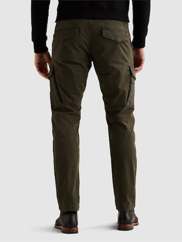 PME Legend Regular Trousers 'Nordrop relaxed fit cargo pants with allover print' in Green