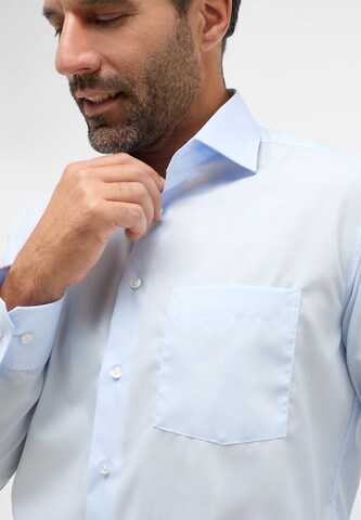 ETERNA Regular fit Button Up Shirt in Blue