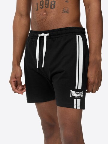 LONSDALE Regular Sports trousers 'ARDCHARNICH' in Black