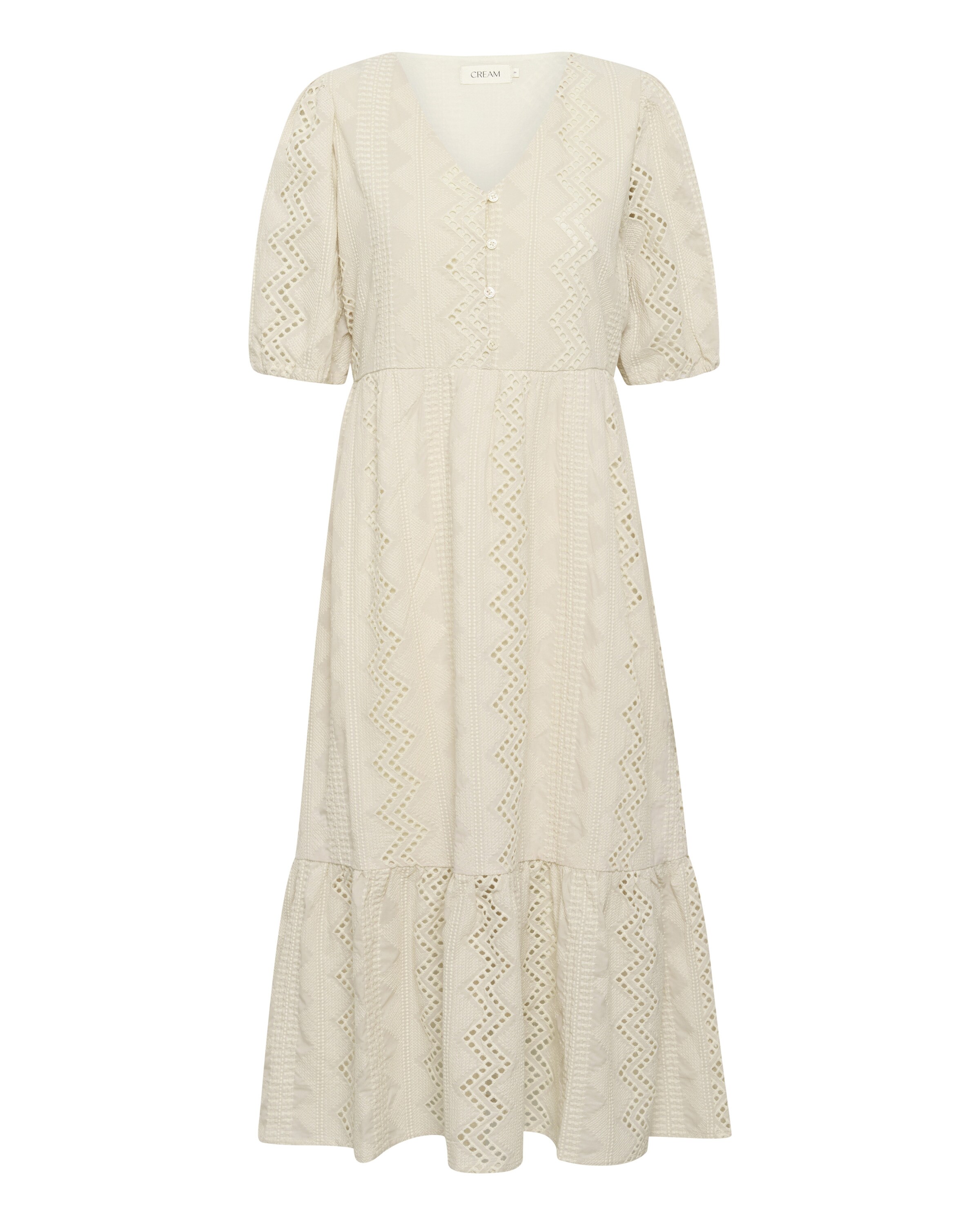 Cream Dress 'Brielle' in Beige: front