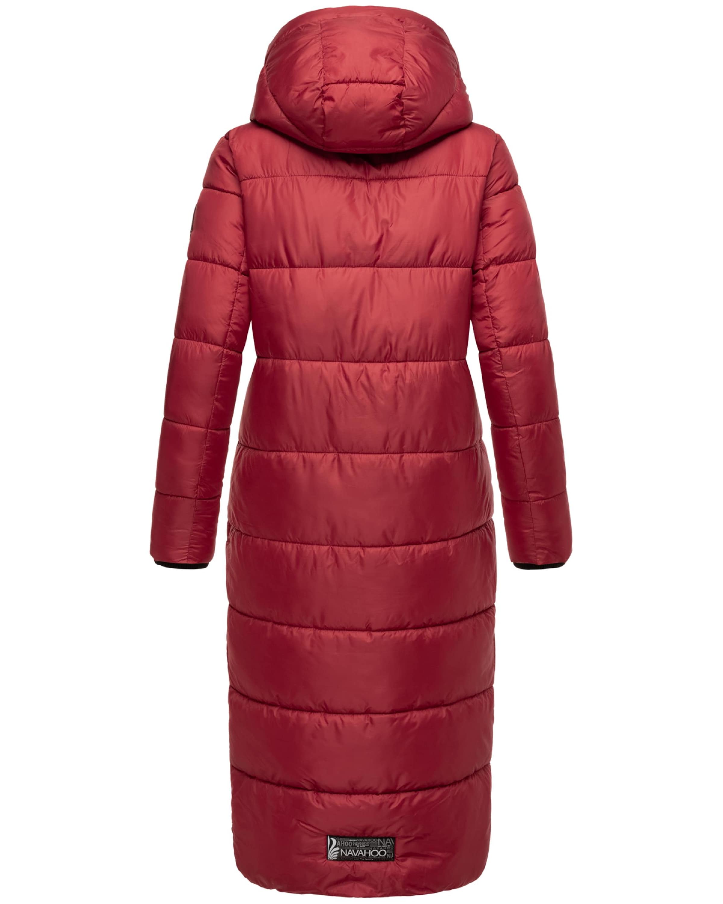 NAVAHOOZimski kaput 'Waffelchen' - crvena boja