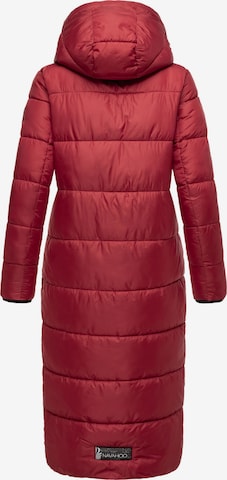 NAVAHOO Χειμερινό παλτό 'Waffelchen' σε κόκκινο