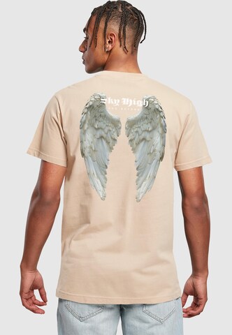 Mister Tee Shirt 'Sky High' in Beige: front
