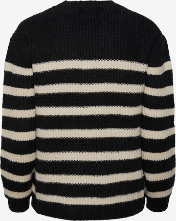 PIECES Sweater 'KLARA' in Black