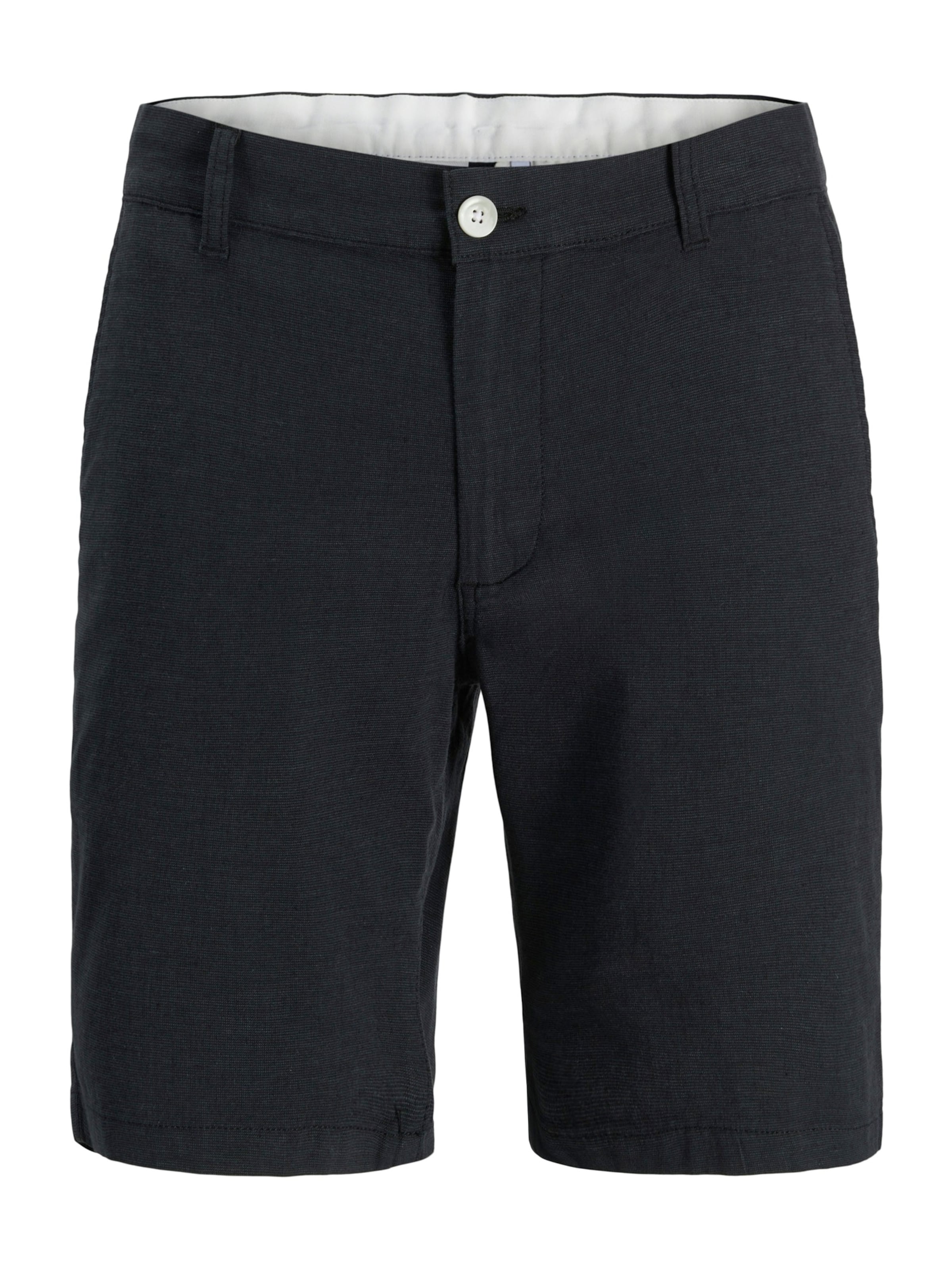 Pantalon chino 'JPSTDAVE' JACK & JONES en noir : devant