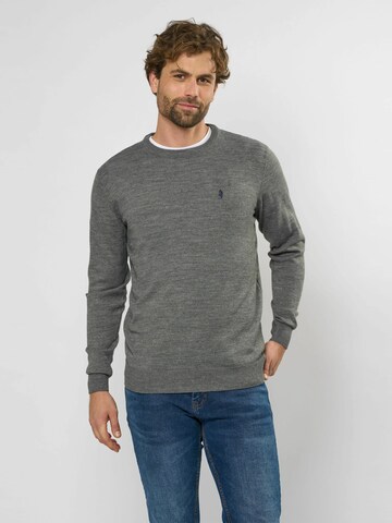 MCS Pullover 'Matt' in Grau: Vorderseite