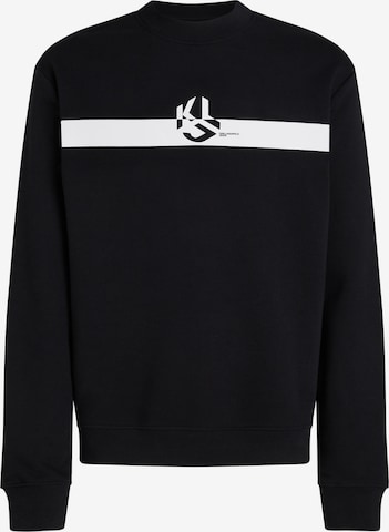 KARL LAGERFELD JEANS Sweatshirt i sort: forside