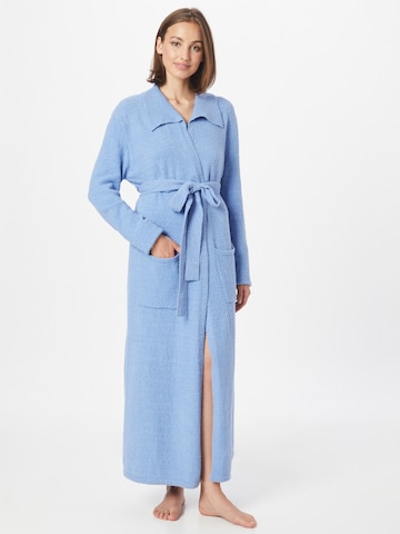 Cotton On Body Long Bathrobe in Blue: front