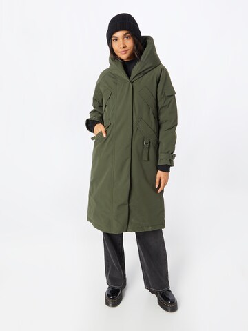 Didriksons Raincoat in Green: front