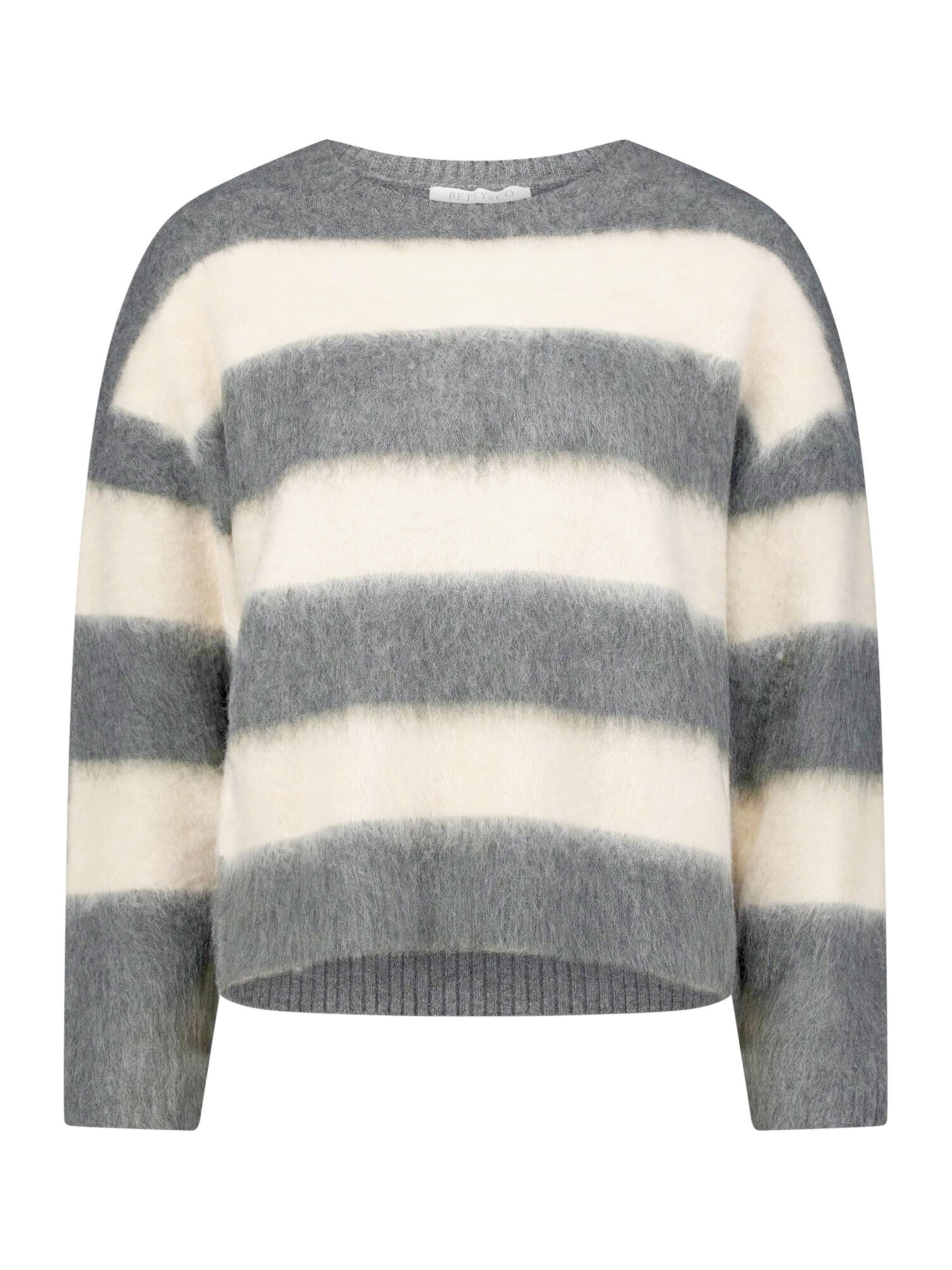 Pull-over Betty & Co en gris : devant