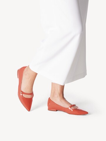 Ballerines Tamaris en orange : devant