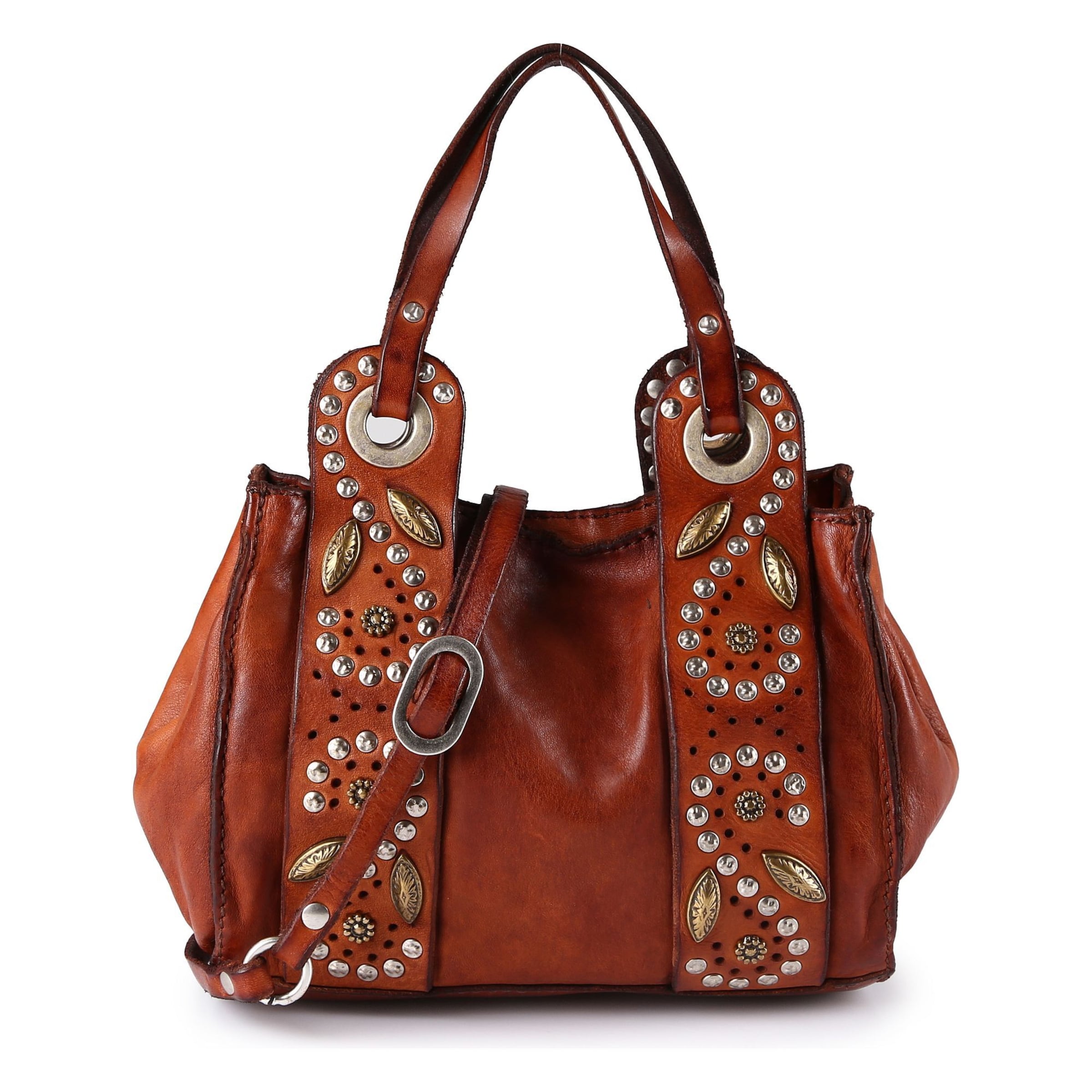 Sac bandoulière 'Dafne' Campomaggi en marron : devant