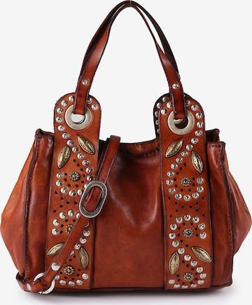 Campomaggi Schultertasche 'Dafne' in Braun: Vorderseite