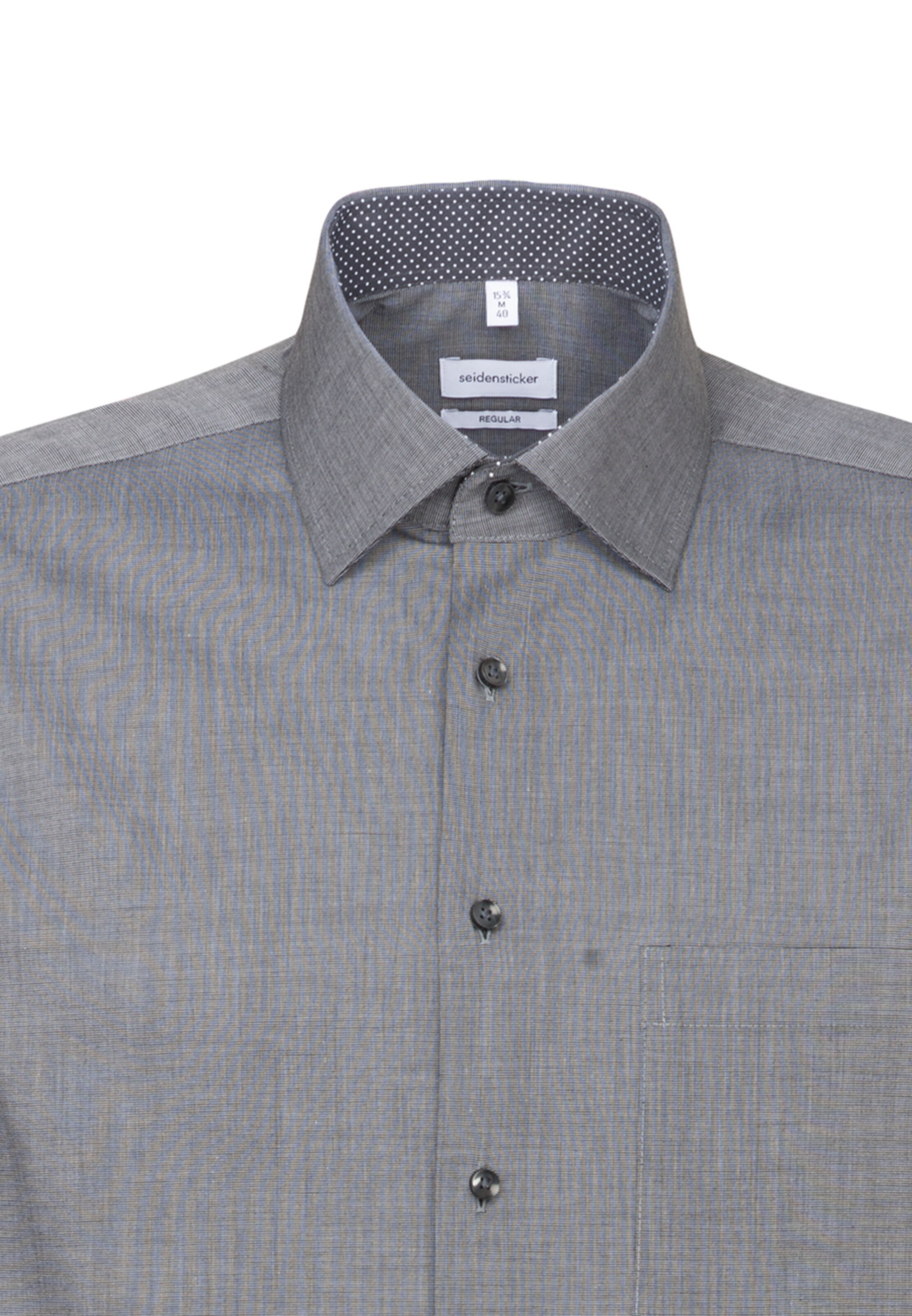 SEIDENSTICKER Regular Fit Hemd in Grau