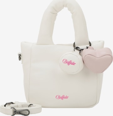 BUFFALO Handbag 'Soft Boxy22 ' in White: front