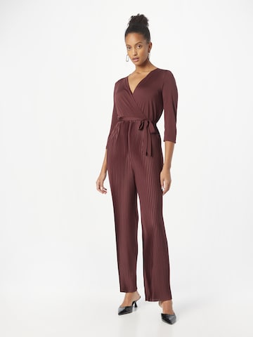 ABOUT YOU Jumpsuit 'Saskia' in Brown: front