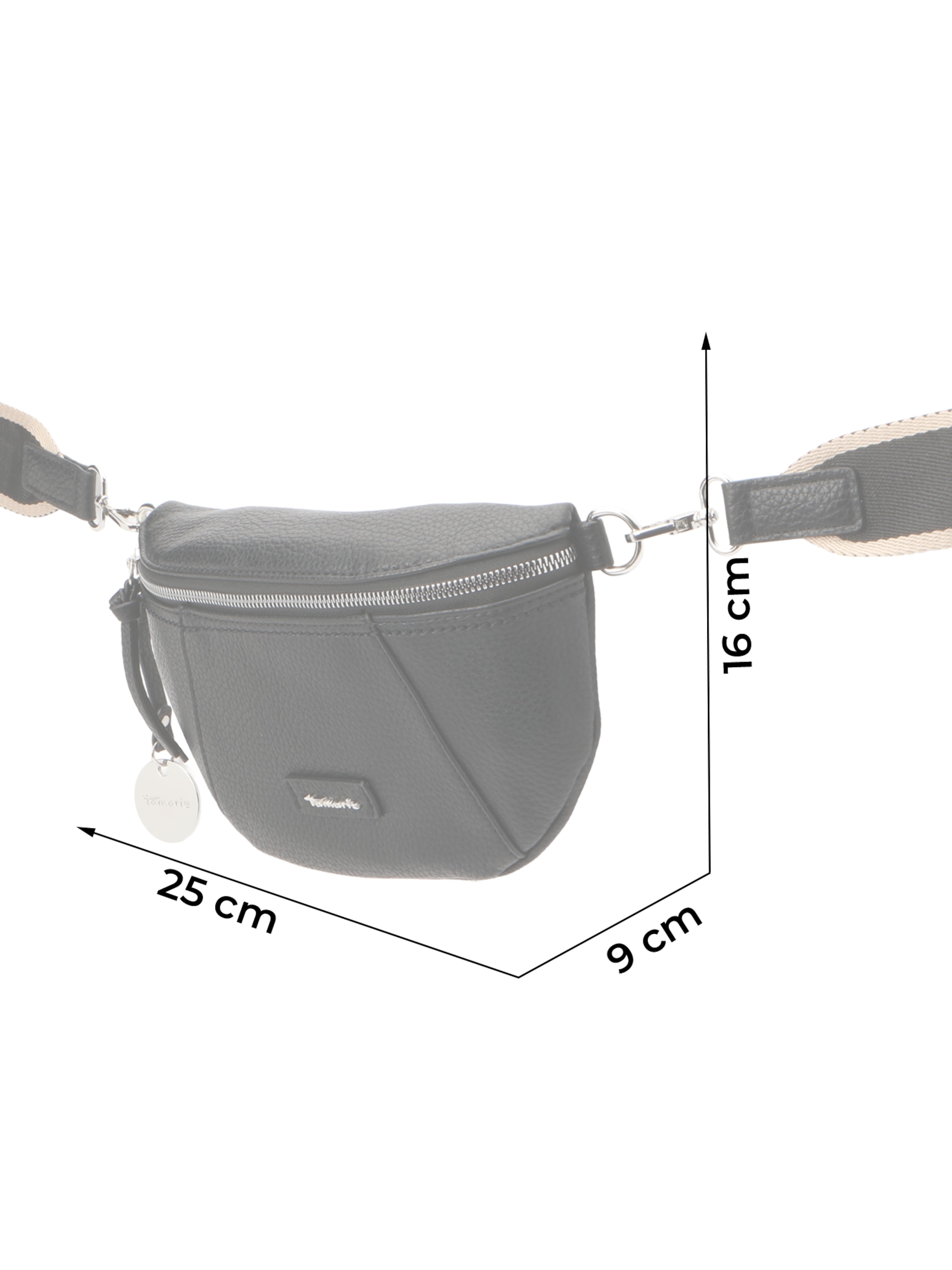 Tamaris Övtáska 'Kanelle' - fekete: elől