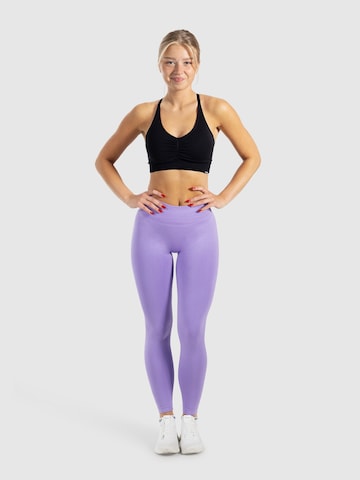 Coupe slim Leggings Smilodox en violet