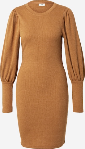 JDY Knitted dress 'EMMA' in Brown: front