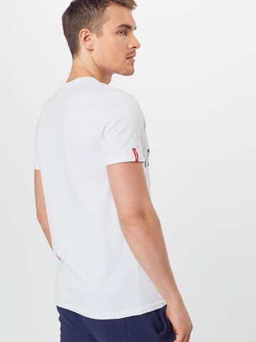 Superdry Ozke Majica | bela barva