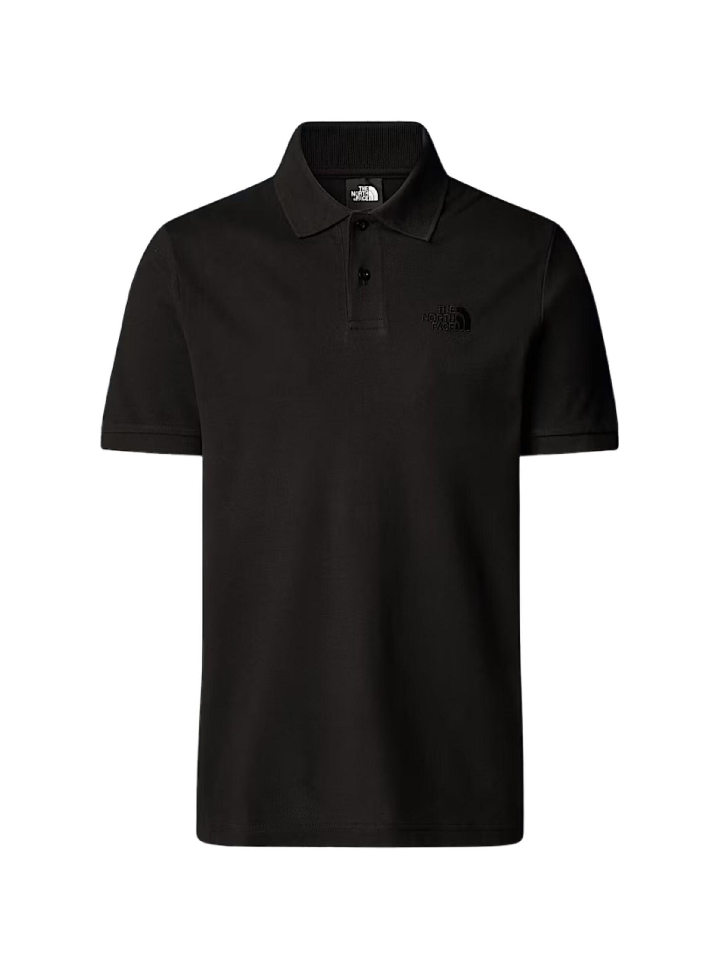 Maglietta 'THE NORTH FACE M ESS RG POLO TEE POLO' di THE NORTH FACE in nero: frontale