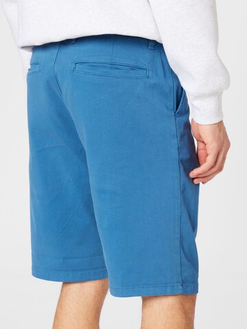 QS Normální Chino kalhoty – modrá