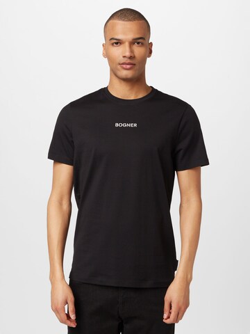BOGNER Тениска 'ROC' в черно: отпред