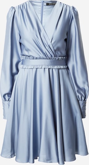 SWING Robe de cocktail en bleu fumé, Vue avec produit